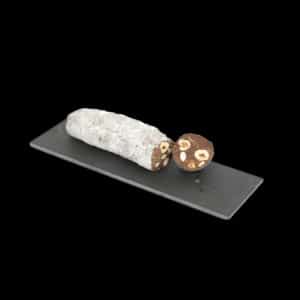 Saucisson lyonnais au Gianduja noisette